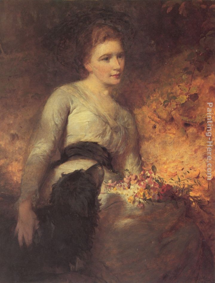 George Elgar Hicks Jane Isabella Baird (Villers)